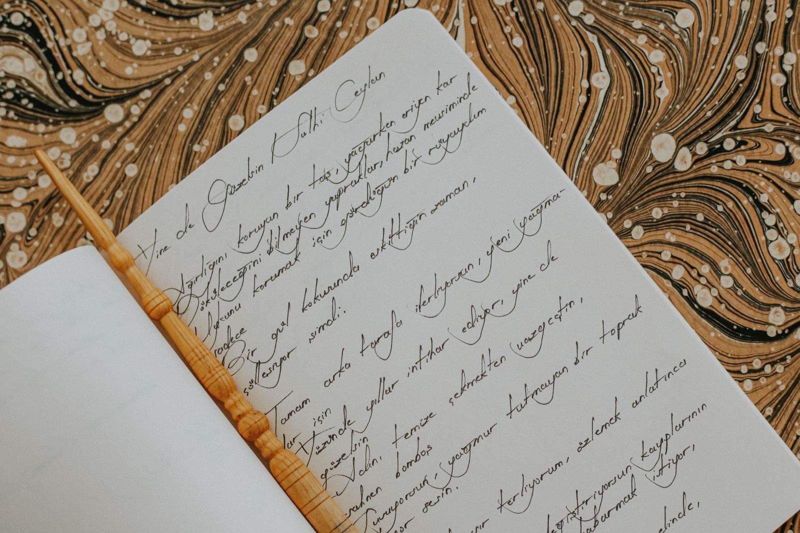 Pages manuscrites d'un livre de naissance avec empreinte de pied de nouveau-né à l'encre